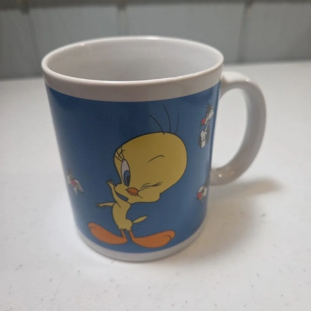 Vintage Looney Tunes Tweety Bird Mug Coffee Avon Gibson 1998 Warner Bros